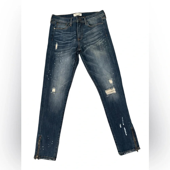 Banana Republic Skinny Jeans Paint Splatter - Picture 3 of 9